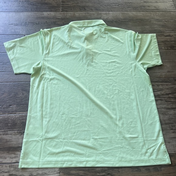 Callaway Golf Polo Shirt Mens Size Large Green White Stripe Dry Performance NWT - Picture 8 of 8